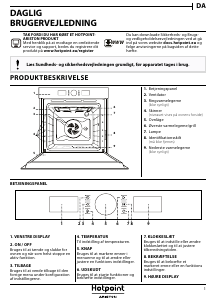 Brugsanvisning Hotpoint FI5 851 C IX HA Ovn