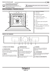 Manual Hotpoint FI5 854 P IX HA Cuptor
