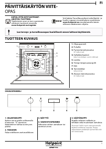 Käyttöohje Hotpoint FI6 861 SH BL HA Uuni