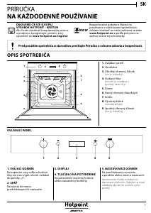 Návod Hotpoint FI6 861 SH IX HA Rúra