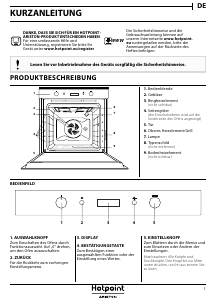 Bedienungsanleitung Hotpoint FI6 861 SH IX HA Backofen