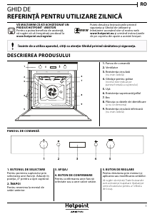 Manual Hotpoint FI6 861 SH WH HA Cuptor