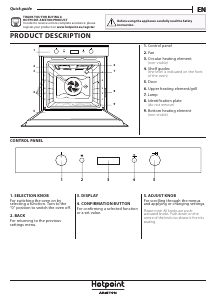 Manual Hotpoint FI6 861 SP IX HA Oven