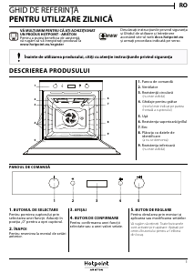 Manual Hotpoint FI6 864 SH IX HA Cuptor