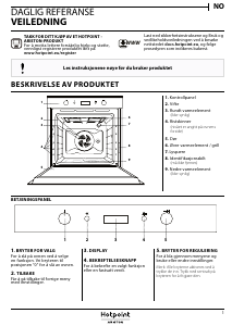 Bruksanvisning Hotpoint FI6 864 SH IX HA Ovn