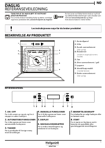 Bruksanvisning Hotpoint FI6 871 SC IX HA Ovn