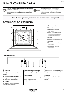 Manual de uso Hotpoint FI6 871 SC IX HA Horno