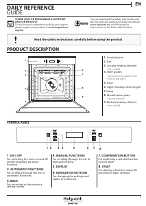 Manual Hotpoint FI6 871 SC IX HA Oven