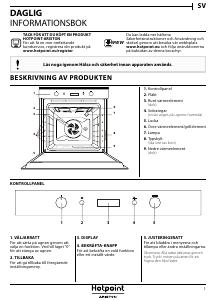 Bruksanvisning Hotpoint FI7 861 SH BL HA Ugn