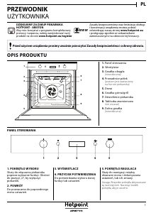 Instrukcja Hotpoint FI7 861 SH CF HA Piekarnik