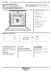 Manuale Hotpoint FI7 861 SP IX HA Forno