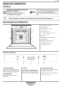 Manual Hotpoint FI7 861 SP IX HA Forno