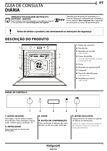 Manual Hotpoint FI7 864 SH IX HA Forno