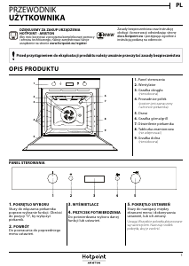 Instrukcja Hotpoint FI7 864 SH IX HA Piekarnik