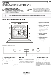 Mode d’emploi Hotpoint FI7 864 SH IX HA Four