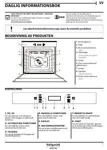 Bruksanvisning Hotpoint FI7 871 SH IX HA Ugn