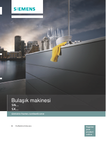 Kullanım kılavuzu Siemens SN26M832TR Bulaşık makinesi