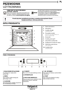 Instrukcja Hotpoint FI9 891 SH IX HA Piekarnik
