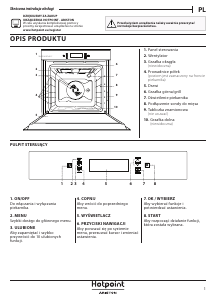 Instrukcja Hotpoint FI9 891 SP IX HA Piekarnik