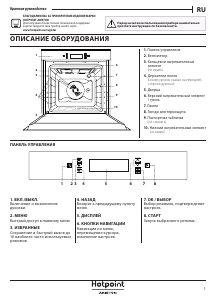 Руководство Hotpoint FI9 891 SP IX HA духовой шкаф