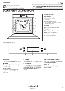 Manual de uso Hotpoint FI9 891 SP IX HA Horno