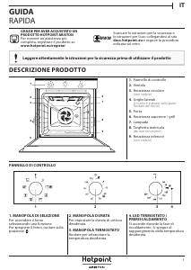 Manuale Hotpoint FID 834 H CH HA Forno
