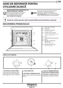 Manual Hotpoint FIT 804 H AN HA Cuptor