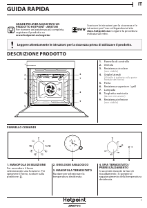 Manuale Hotpoint FIT 804 H OW HA Forno