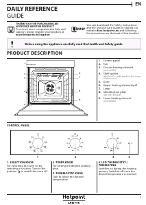 Manual Hotpoint FIT 834 AV HA Oven