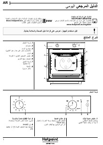 كتيب Hotpoint GA2 124 IX HA فرن