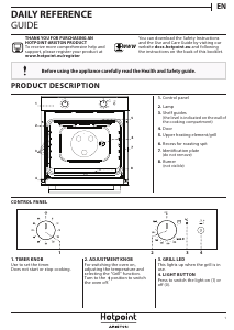 Manual Hotpoint GA3 124 IX HA Oven