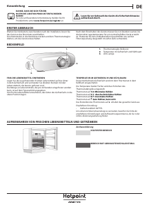 Bedienungsanleitung Hotpoint BTS 1622/HA 1 Kühlschrank