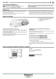 Manual de uso Hotpoint BTS 1622/HA 1 Refrigerador
