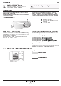 Manuale Hotpoint BTS 1622/HA Frigorifero