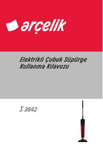 Kullanım kılavuzu Arçelik S 3642 Elektrikli süpürge