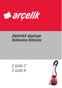 Kullanım kılavuzu Arçelik S 4250 A Elektrikli süpürge