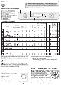 Priročnik Hotpoint AQD972F 697 EU N Pralno-sušilni stroj