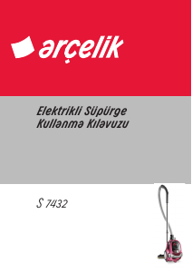 Kullanım kılavuzu Arçelik S 7432 Elektrikli süpürge