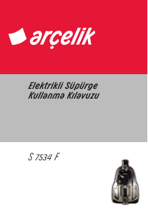 Kullanım kılavuzu Arçelik S 7534 F Elektrikli süpürge