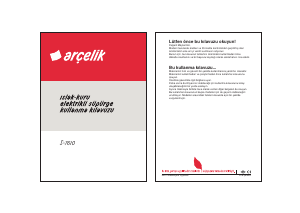 Kullanım kılavuzu Arçelik S 7610 Elektrikli süpürge