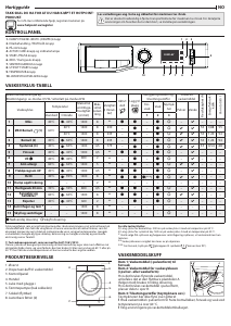 Bruksanvisning Hotpoint NM11 845 WS A EU Vaskemaskin