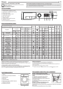 Käyttöohje Hotpoint NM11 845 WS A EU Pesukone