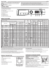 Manual Hotpoint NM11 845 WS A EU Washing Machine