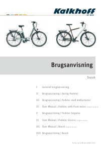 Brugsanvisning Kalkhoff Agattu CO Cykel