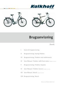 Manuale Kalkhoff Agattu HS 8 Bicicletta