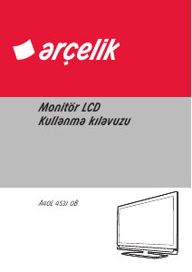 Kullanım kılavuzu Arçelik A40L 4531 0B LCD televizyon