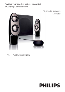 Handleiding Philips SPA7360 Luidspreker