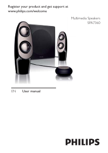 Manual Philips SPA7360 Speaker