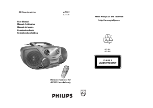 Handleiding Philips AZ1301 Stereoset