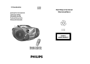 Hướng dẫn sử dụng Philips AZ1301 Bộ âm thanh nổi